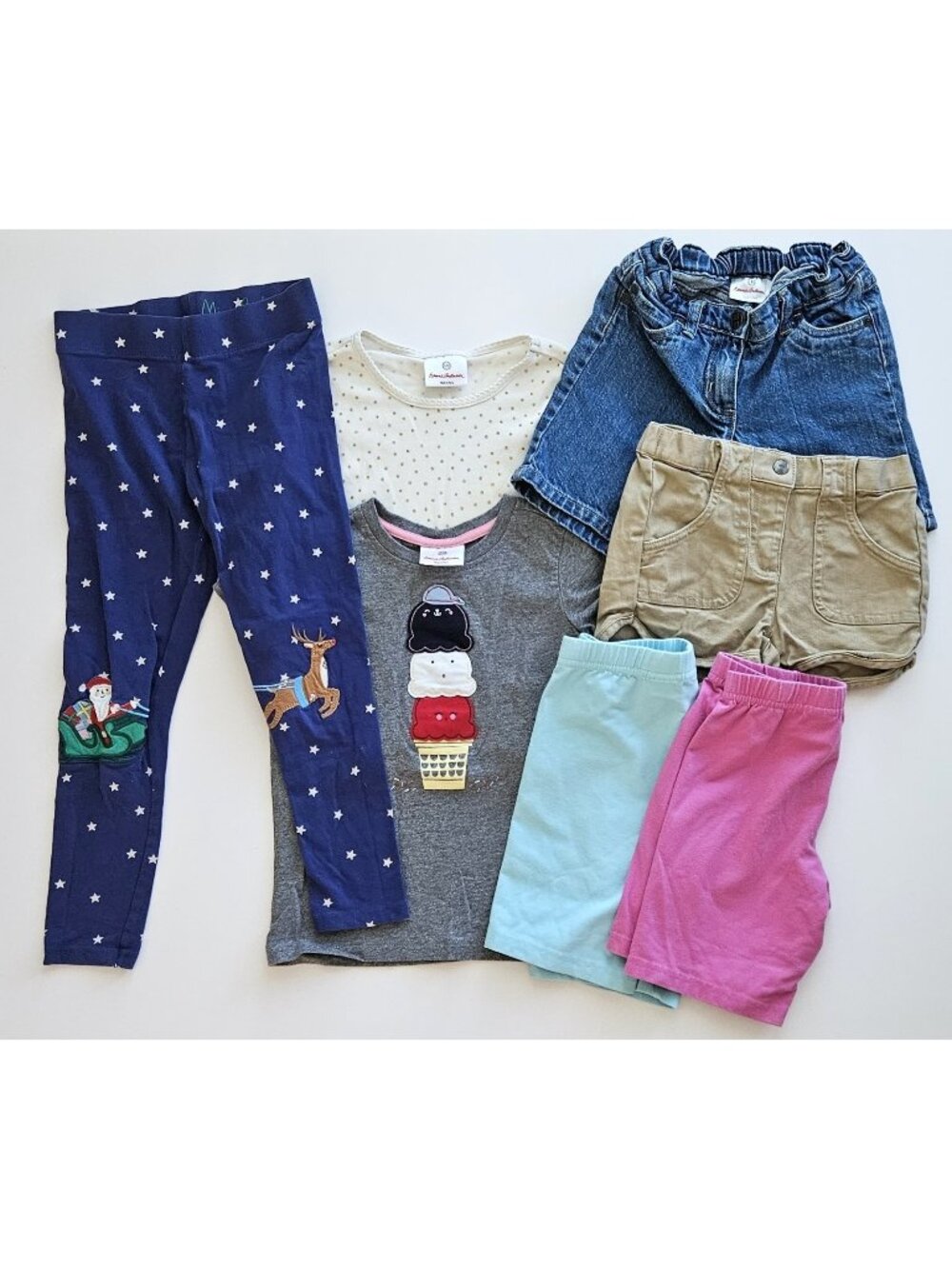 Hanna Andersson 110 120 5-6-7 Boden Leggings Shorts Tee Top Lot